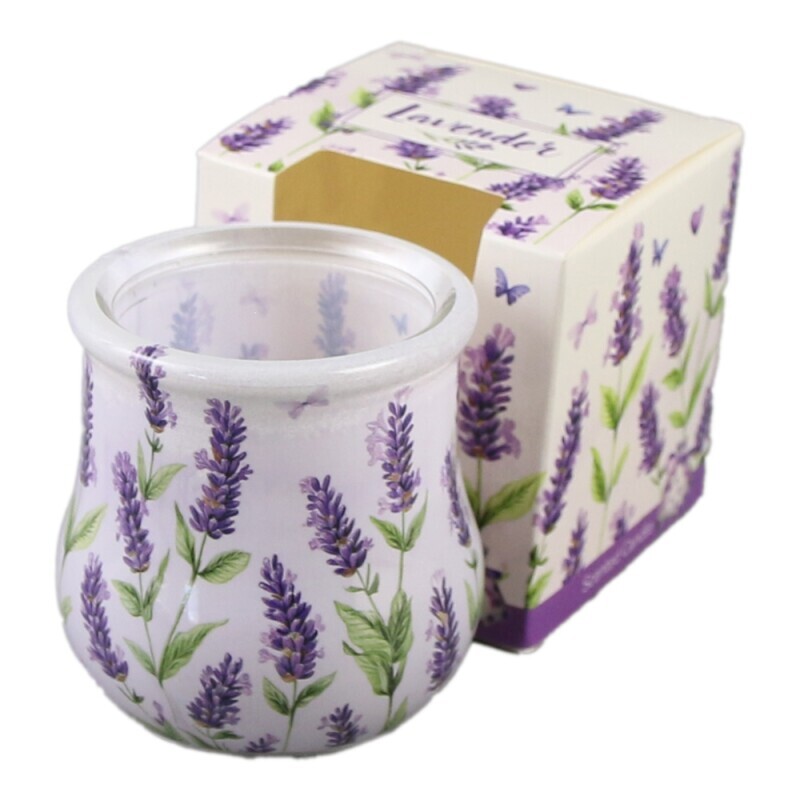 Santo 75g svíčka ve skle Lavender (12/krt)