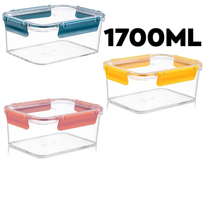 Softchef Dóza plast obdelnikové 1700ml Chef box (24/krt)