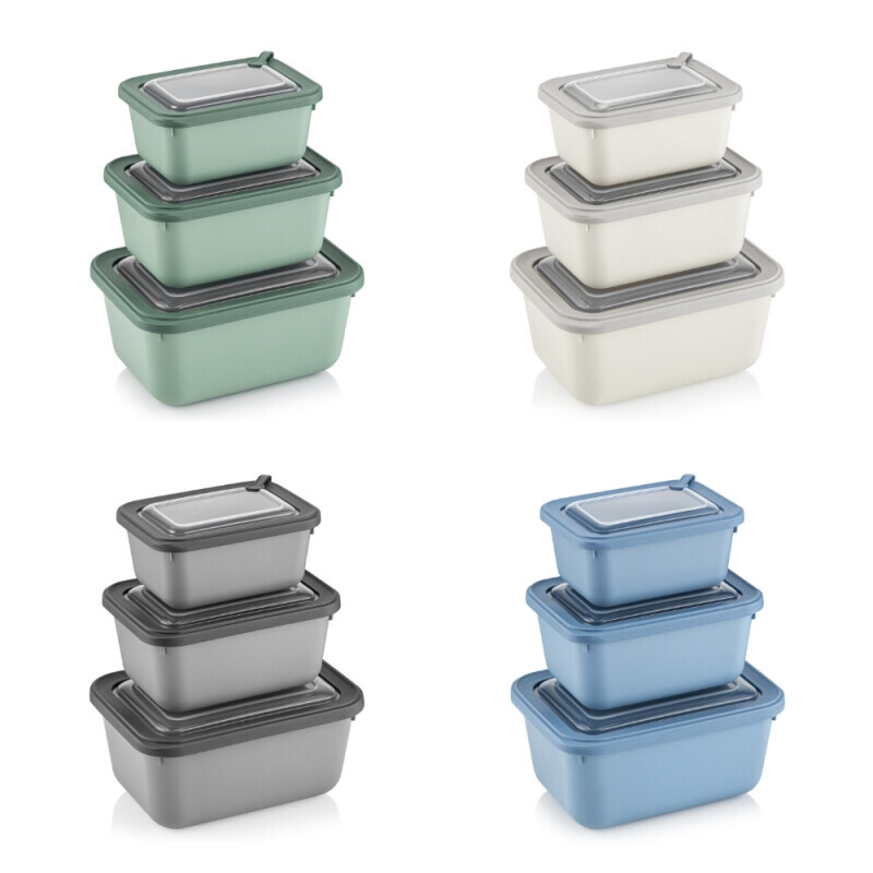 Softchef Sada dózy 3ks obdelnikové Elegant Box (12/krt)