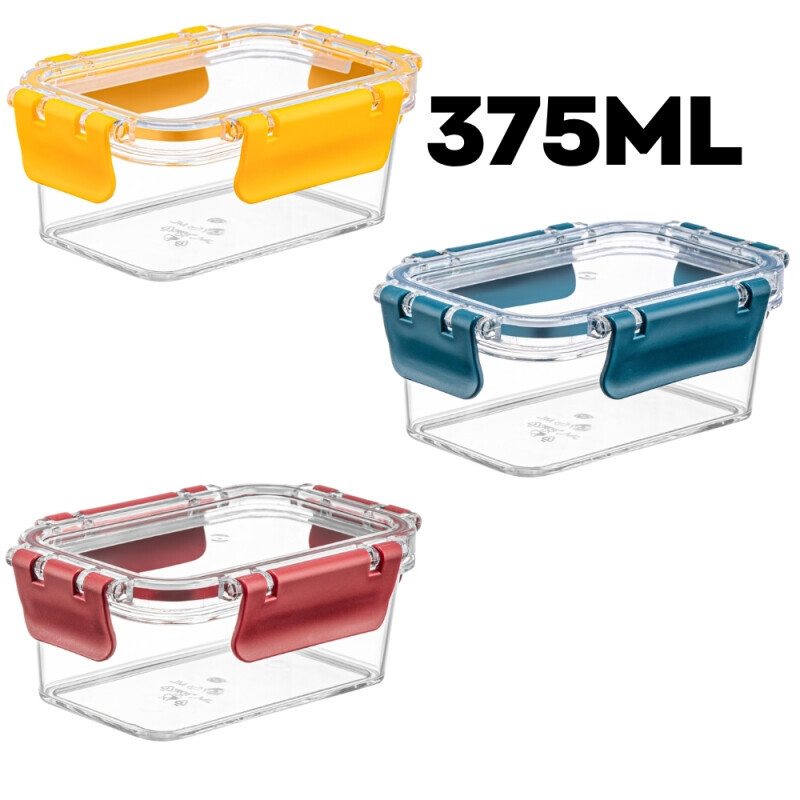 Softchef Dóza plast obdelnikové 375ml Chef box (24/krt)