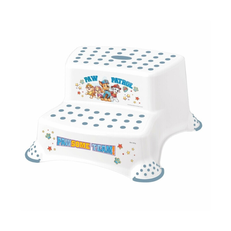 Dvojitý Taburet Deluxe nosnost 120kg bílá 40x37x21(5/krt)