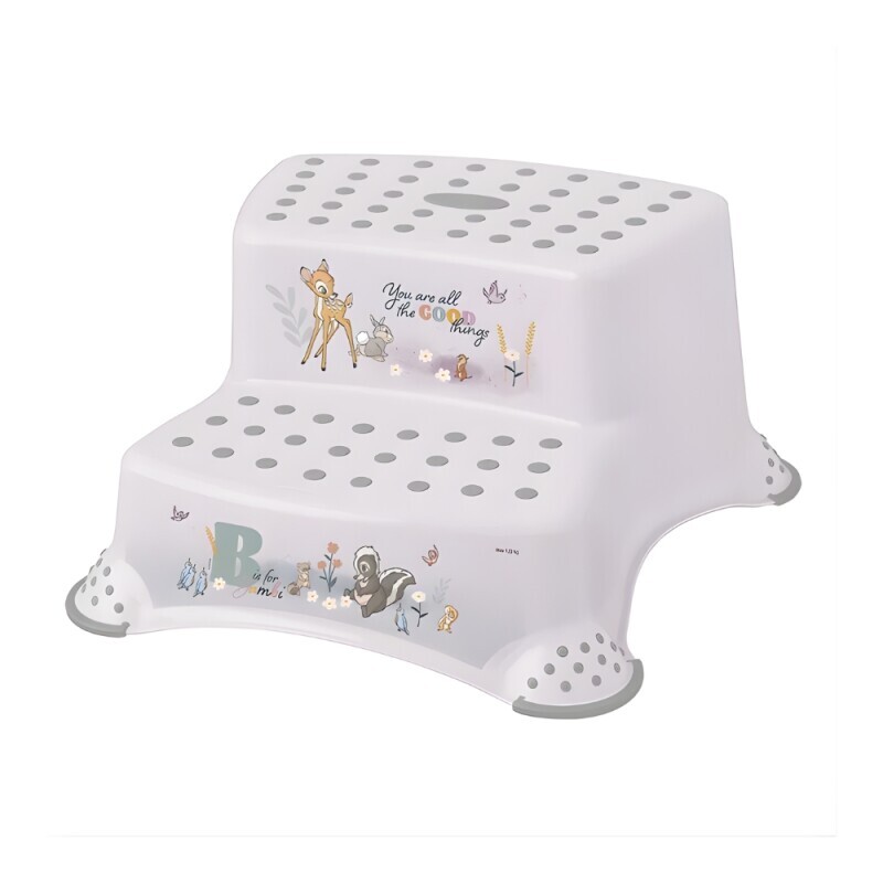 Dvojitý Taburet Deluxe nosnost 120kg bílá 40x37x21(5/krt)