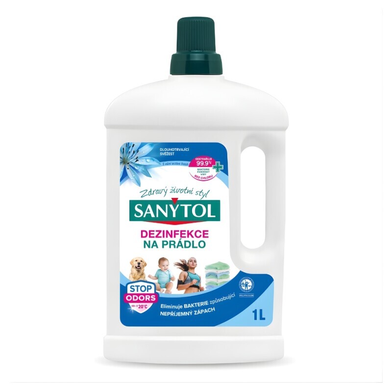 Sanytol 1l Dezinfekce na prádlo Active Fresh (12/krt)