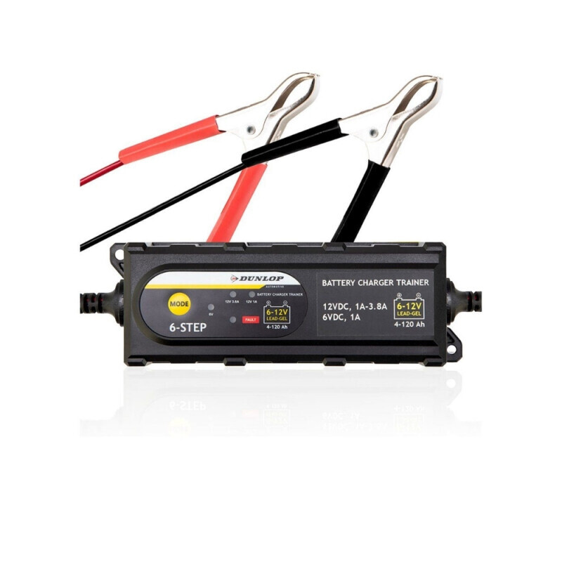 Dunlop nabíječka akumulátorů 6-12V 3,8A (6/krt)