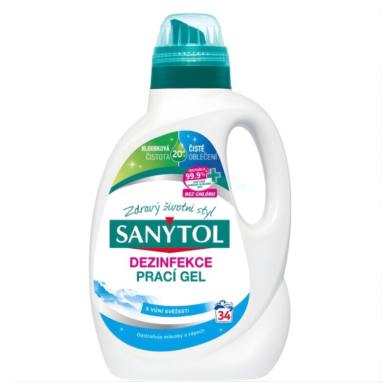 Sanytol 1.7l Prací gel Grand Air 34PD (6/krt)