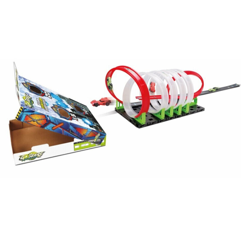 Auto dráha s rampou s auto 100*22*27cm (9/krt)