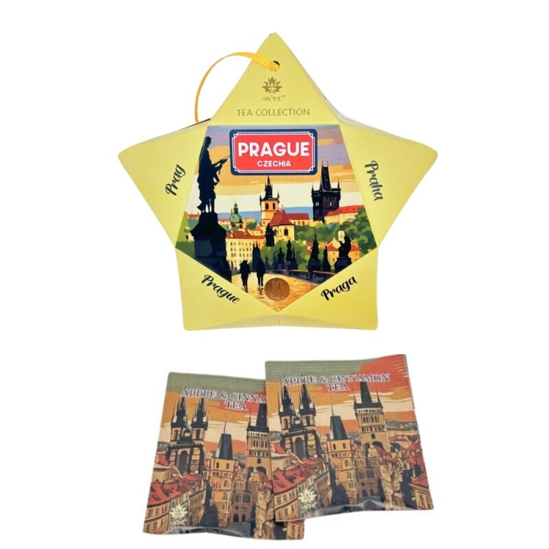 Arome Čaj ve tvaru hvězdy černý Jablko a skořice(24/krt)