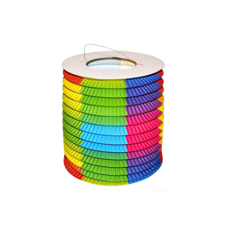 Wiky Party lampion válec 15cm Rainbow (12/bal 600/krt)