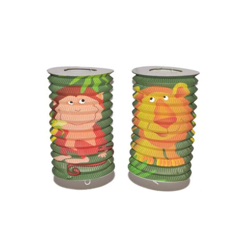 Wiky Party lampion válec 16cm Animal (12/bal 600/krt)