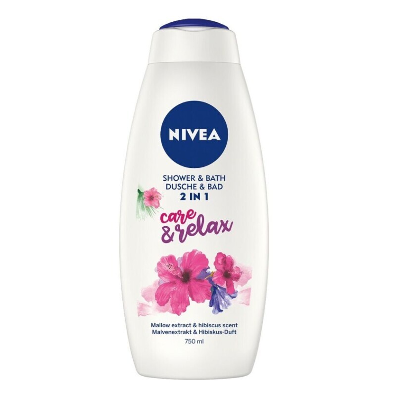 Nivea 750ml SG Care&Relax(12/krt)