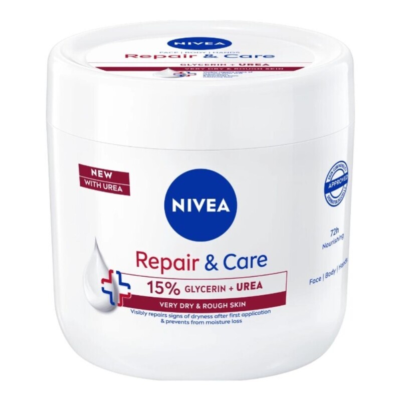 Nivea 400ml Cream Repair&Care Urea (12/krt)