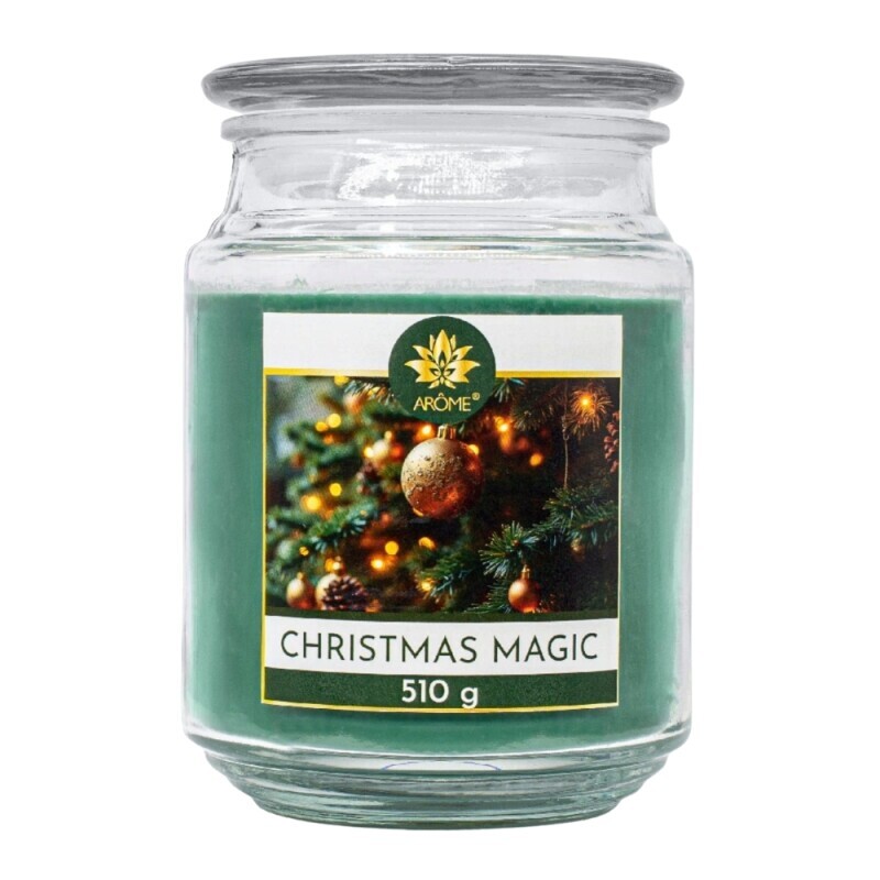 Arome Svíčka ve skle 510g Frosted Spruce (6/krt)