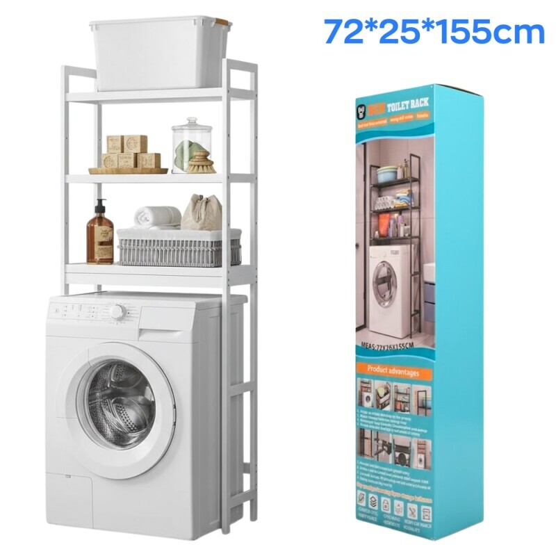 Regál nad pračku 72*25*155cm (16/krt)
