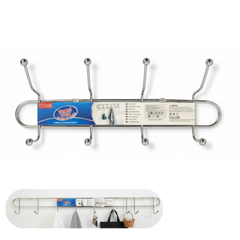 Věšák nástěnný 4háčků (60/krt)