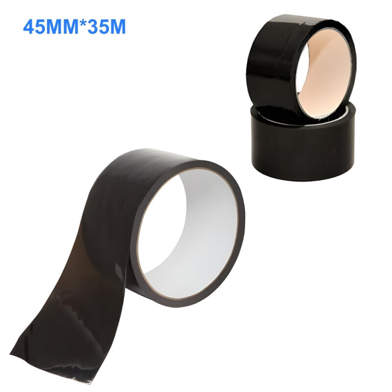 Lepicí páska 45mm*35m černá (6/bal 72/krt)