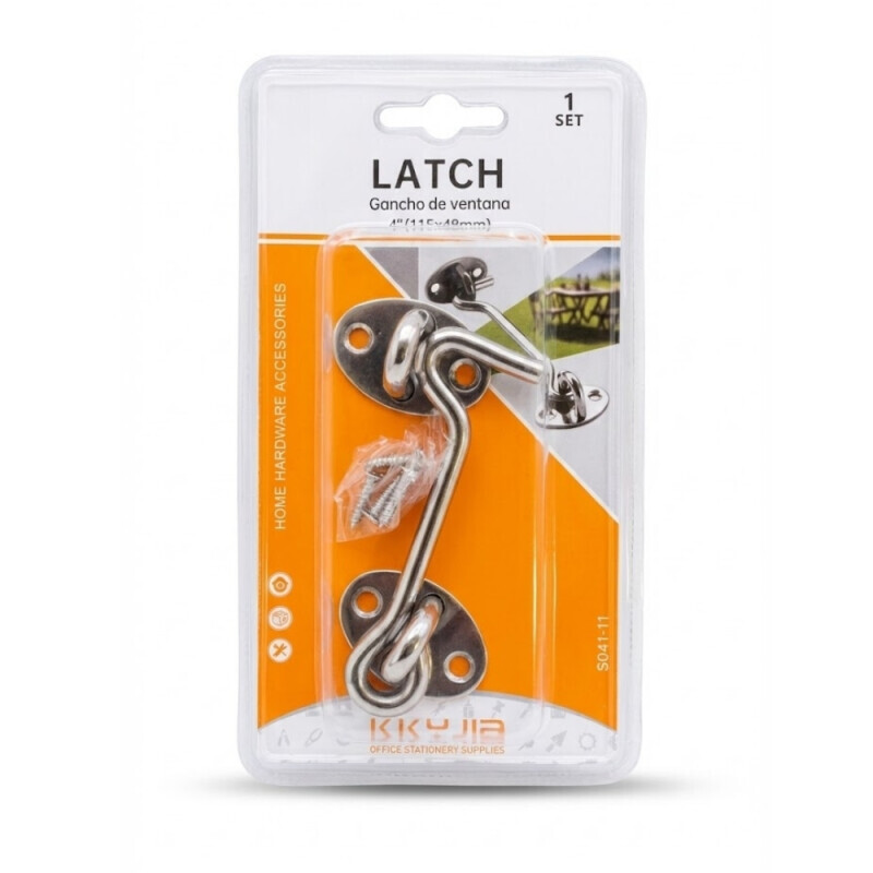 Hák na dveře 4" (24/bal 288/krt)