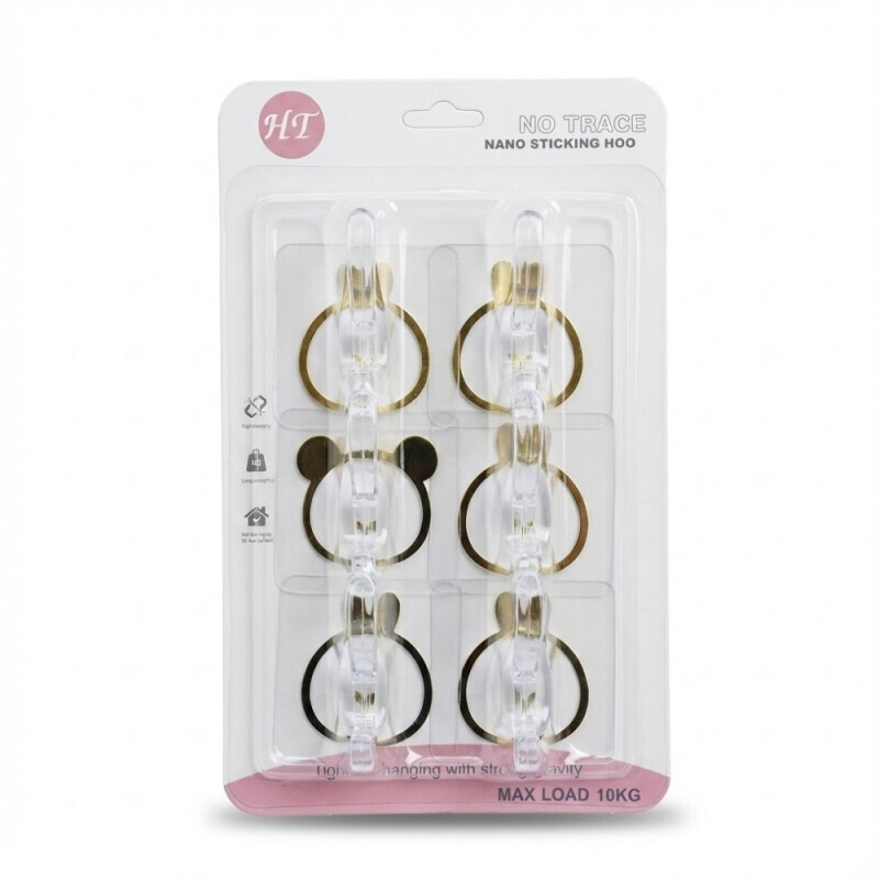 Háček samolepicí 6ks (12/bal 240/krt)