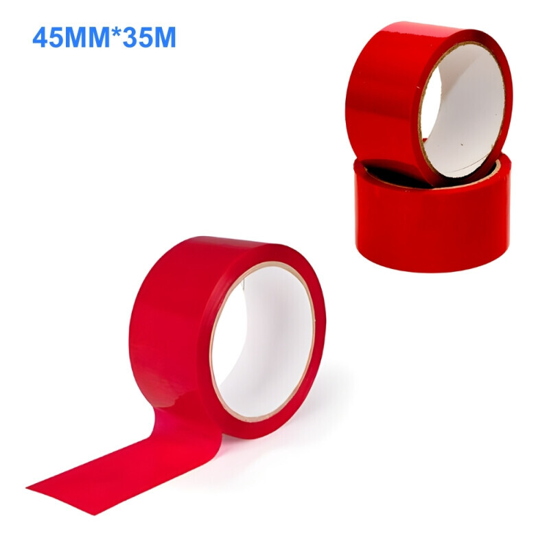 Lepicí páska 45mm*35m čevená (6/bal 72/krt)