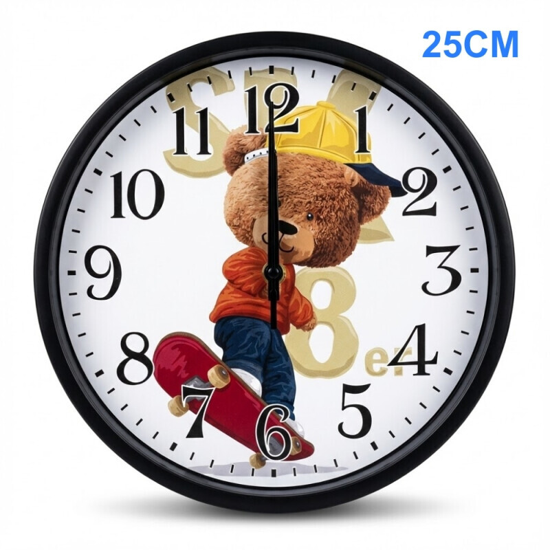 Hodiny nástěnné 25cm (40/krt)