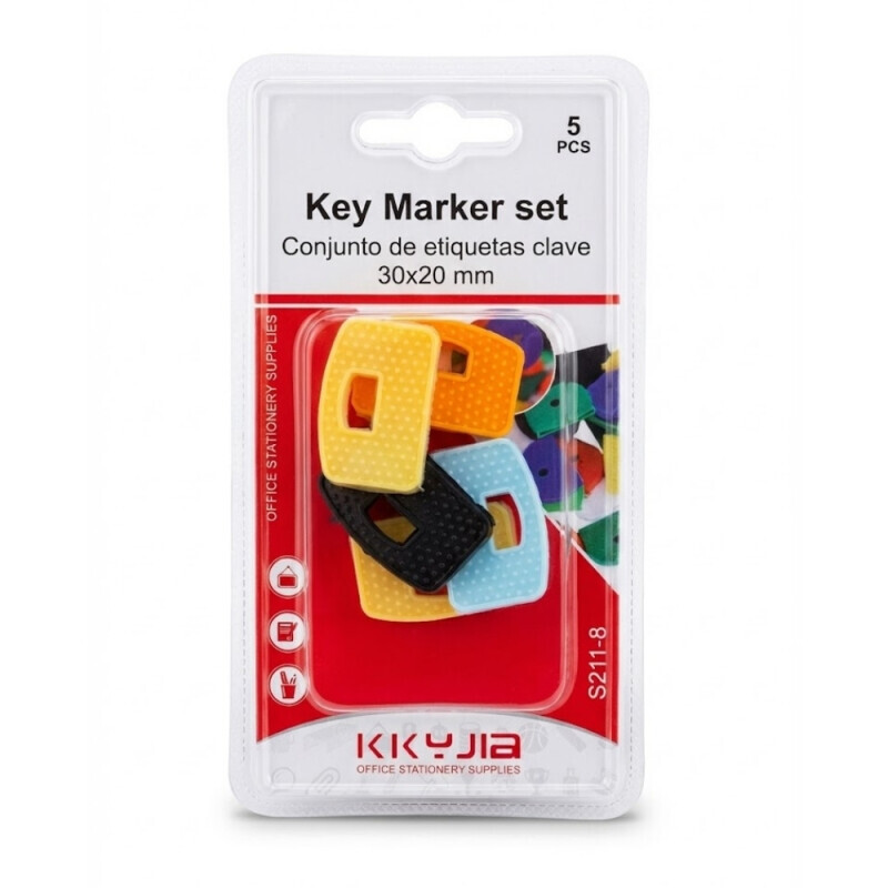 Rozlišovač na klíče 5ks celohlavý (24/bal 288/krt)