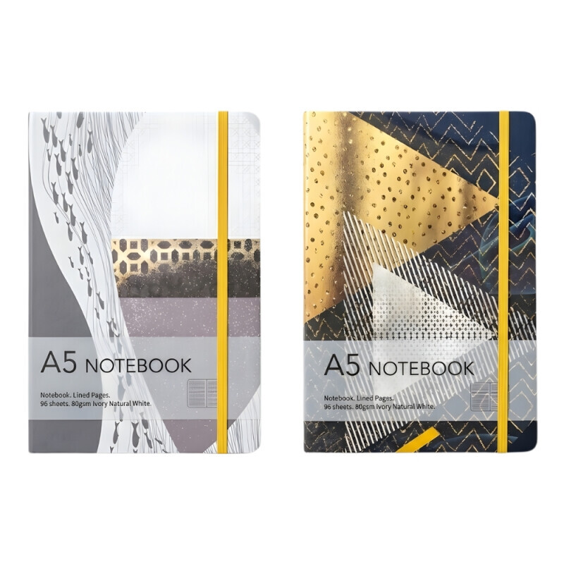 Poznámkový blok s gumou A5/96list (72/krt)