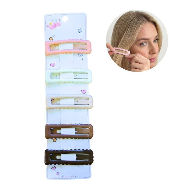 Sponky do vlasů pukačka 7cm/5ks (12/bal 1200/krt)