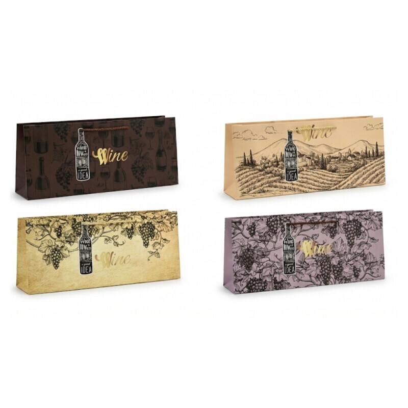 Dárková taška na víno (12/bal 480/krt)