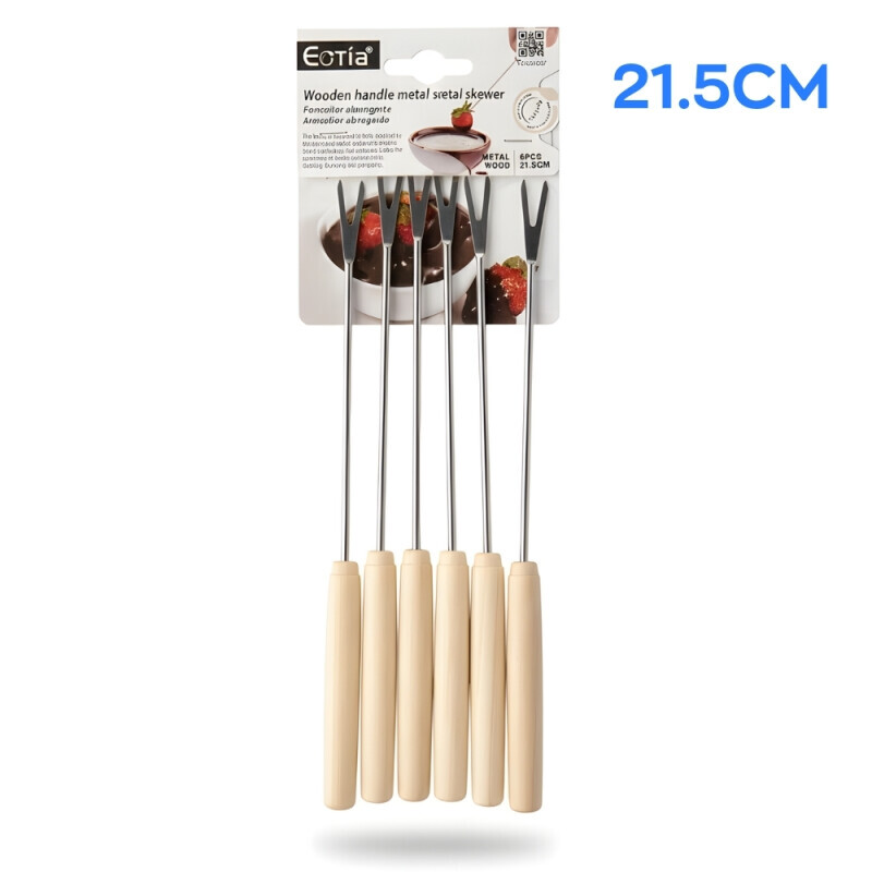 Opékací vidlice 6ks/21.5cm (6/bal 144/krt)