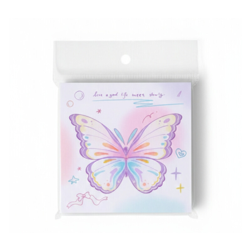 Samolepící bloček 7,6*7,6cm/80list motiv (12/bal 600/krt)