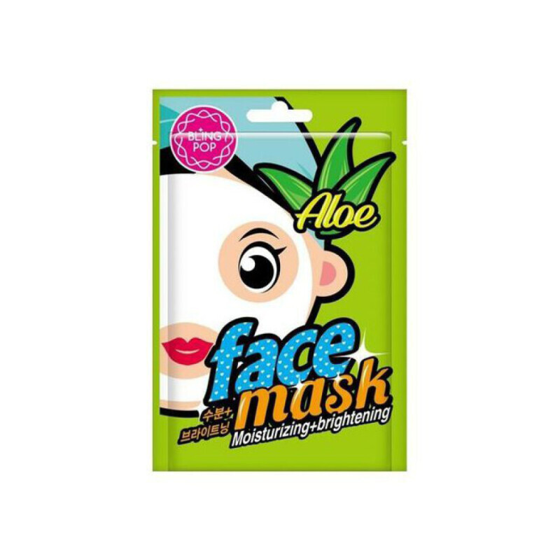 Bling Pop Pleťová maska 20ml Aloe Vera (10/krt)