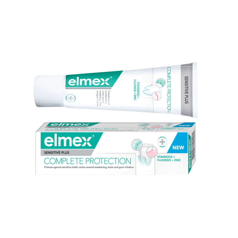 Elmex 75ml ZP CZ Sensitive Plus Complete Protection (12/krt)