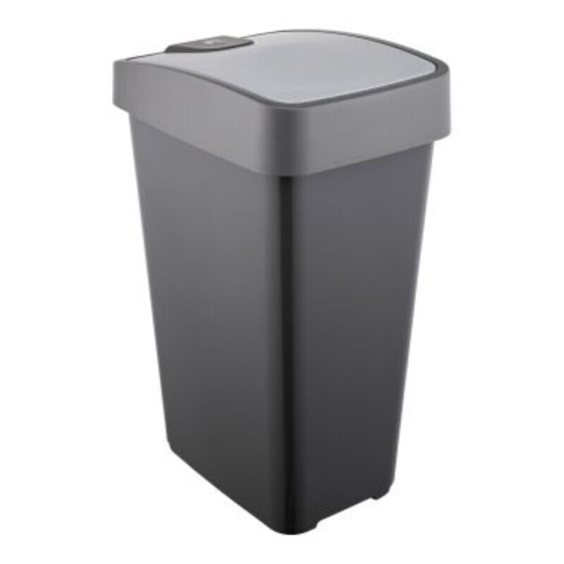 Odpadkový koš+víkem grafit 45L(4/krt)