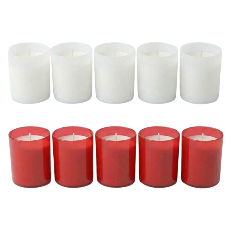 Admit Svíčka hřbitovní náplň WK60 5*50g RED/WHITE (30/bal)