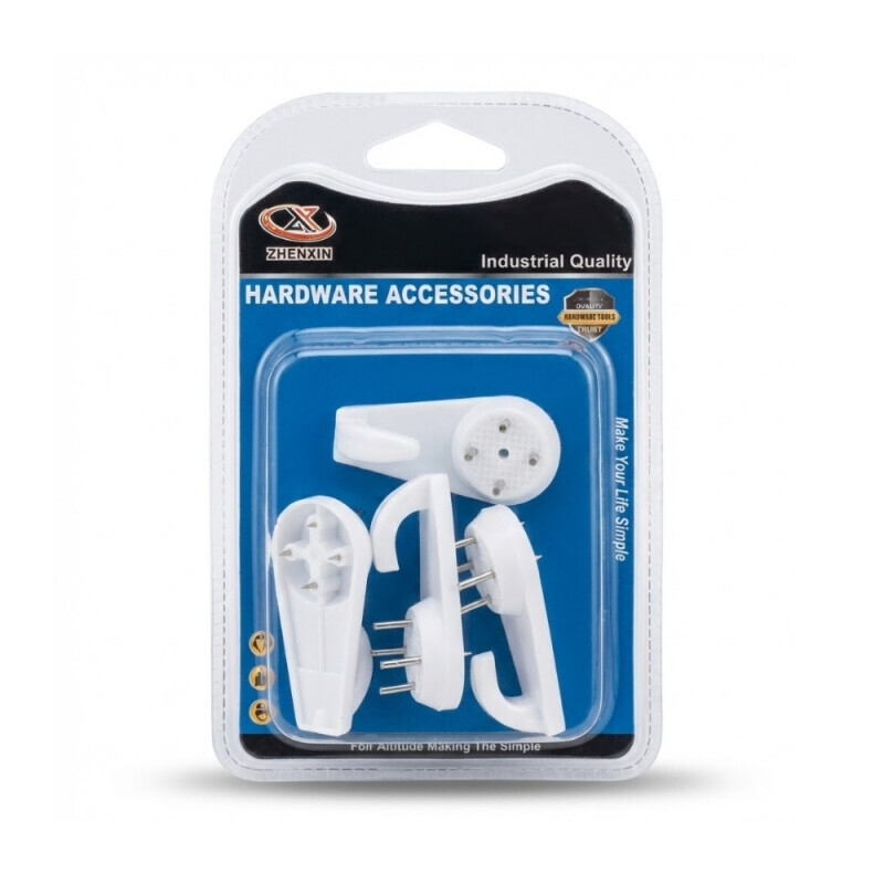Háček na zeď 4cm/4ks (12/bal 288/krt)