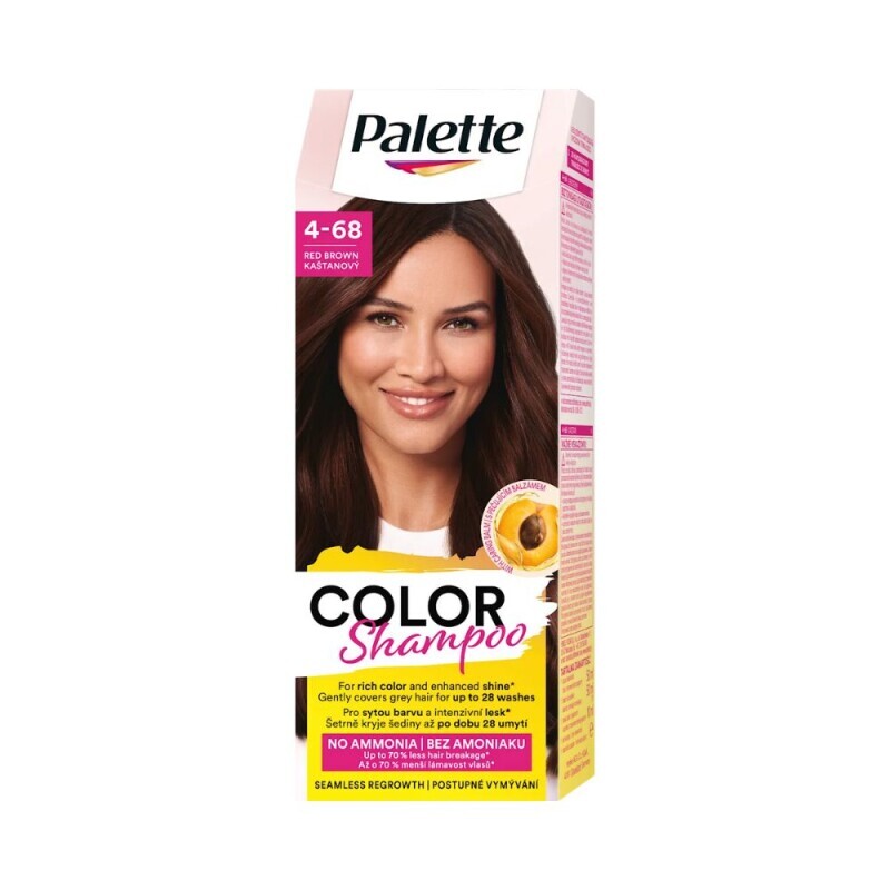 Palette Barva na vlasy Color Shampoo 4-68 (10/krt)