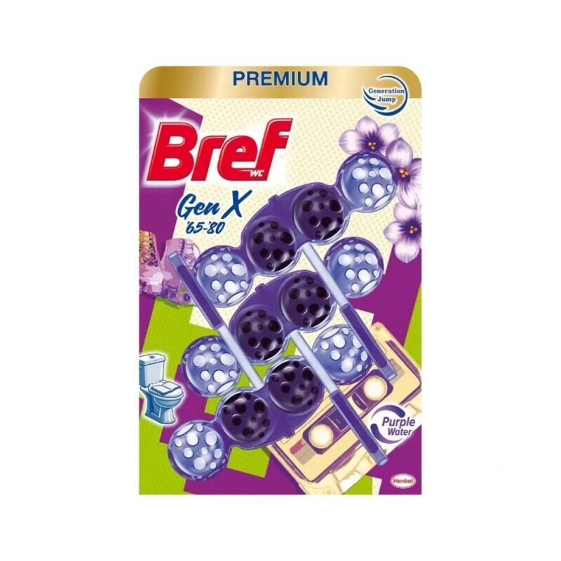 Bref 3*50g WC závěs Color A. GenX (9/krt)