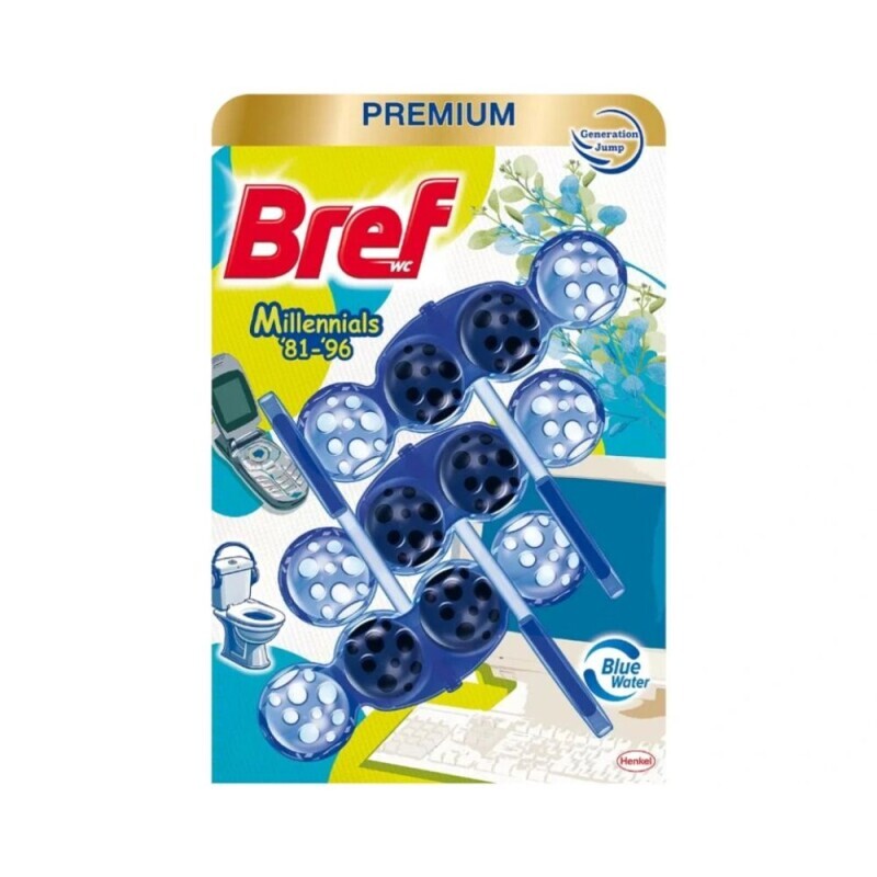 Bref 3*50g WC závěs Color A. Milennials (9/krt)