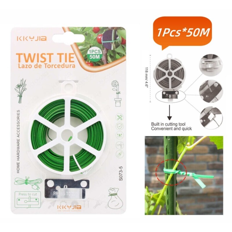 Vázací drát se střihačem 50m (12/bal 144/krt)