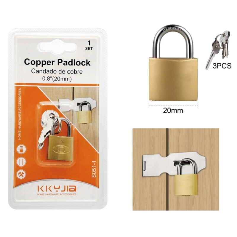 Zámek visací 20mm (24/bal 288/krt)