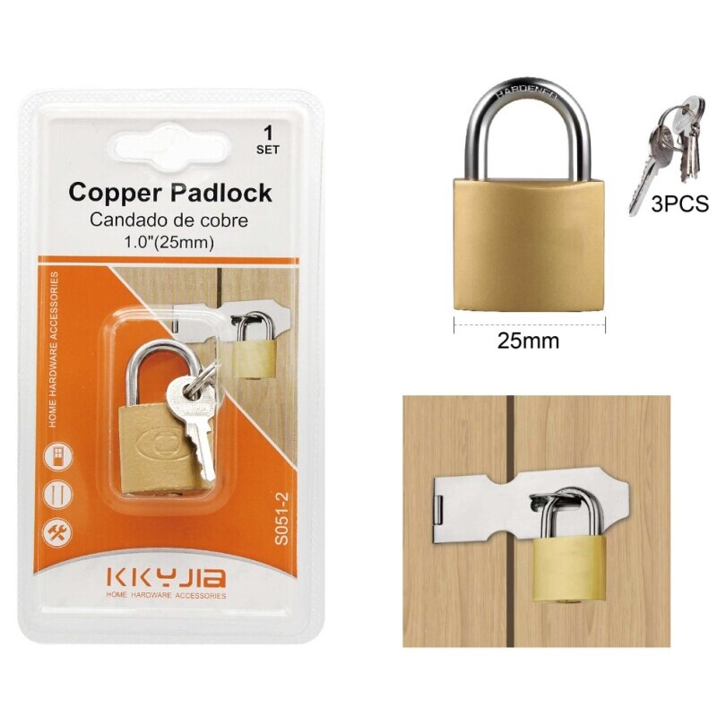 Zámek visací 25mm (24/bal 288/krt)