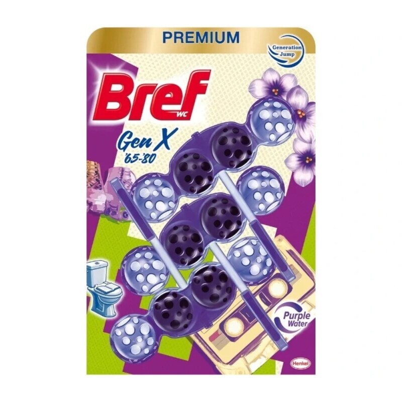 Bref 3*50g WC závěs Color A. GenX (9/krt)