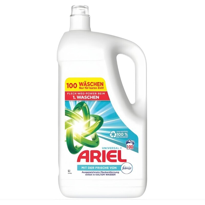 Ariel 5l Prací gel Universal+ Freshness of Febreze N (2/krt)