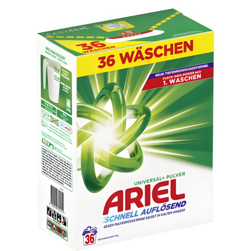 Ariel 1,98kg Prací prášek Universal+ N (4/krt)