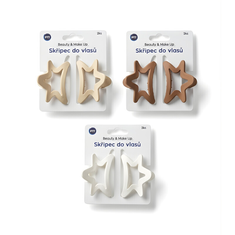 Skřipec do vlasů 7cm/2ks (12/bal 480/krt)