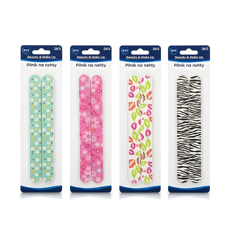 Pilník na nehty 2ks (24/bal 480/krt)