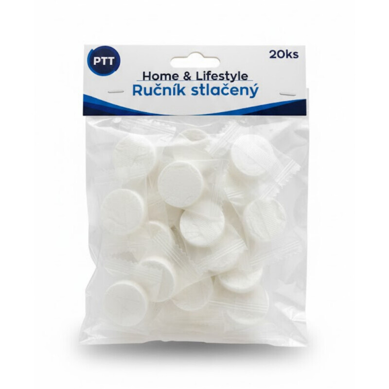 Ručník stlačený 20ks (12/bal 360/krt)