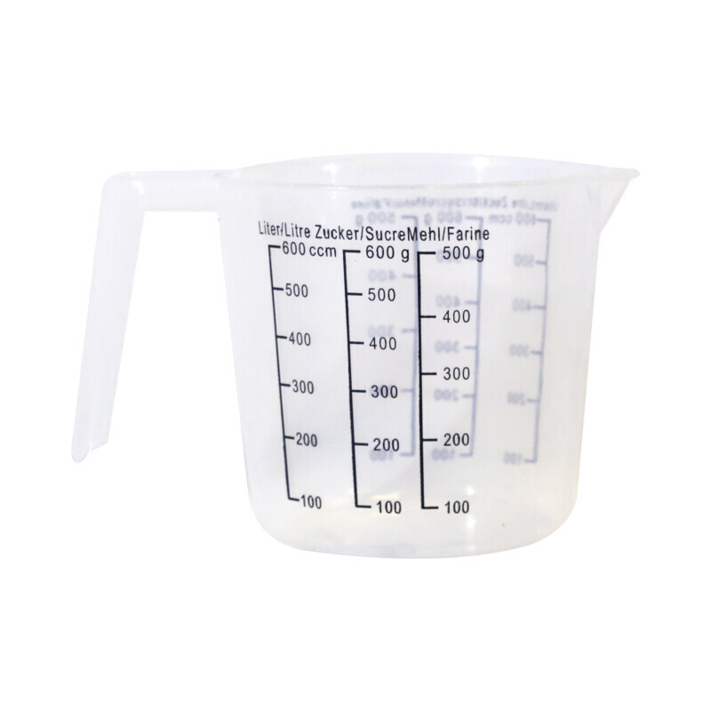 Odměrka plast 0,6l (25/bal 300/krt)