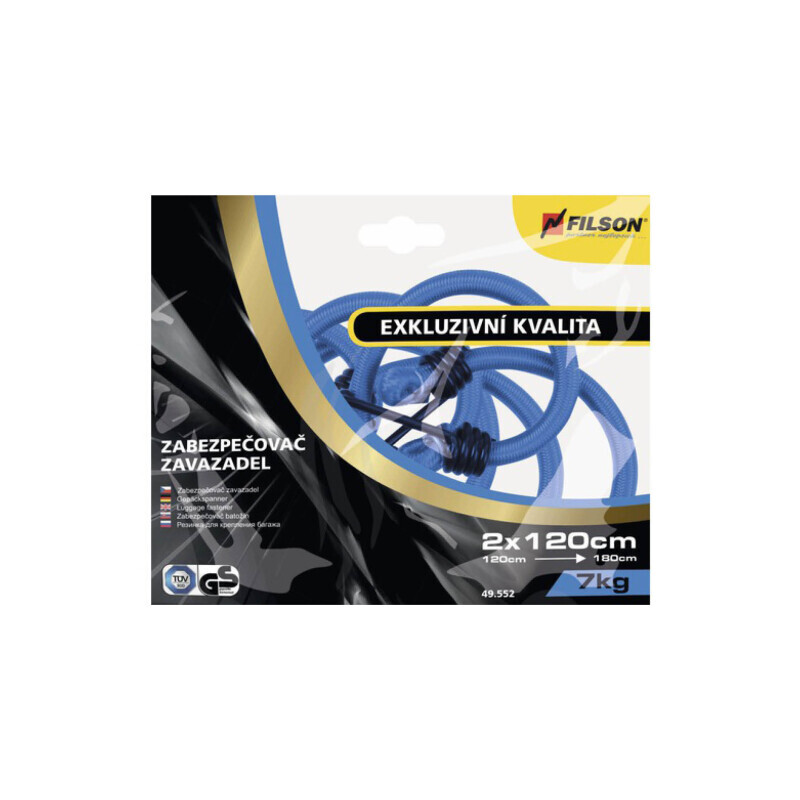 Zabezpečovač zavazadel 2*120cm (10/bal)