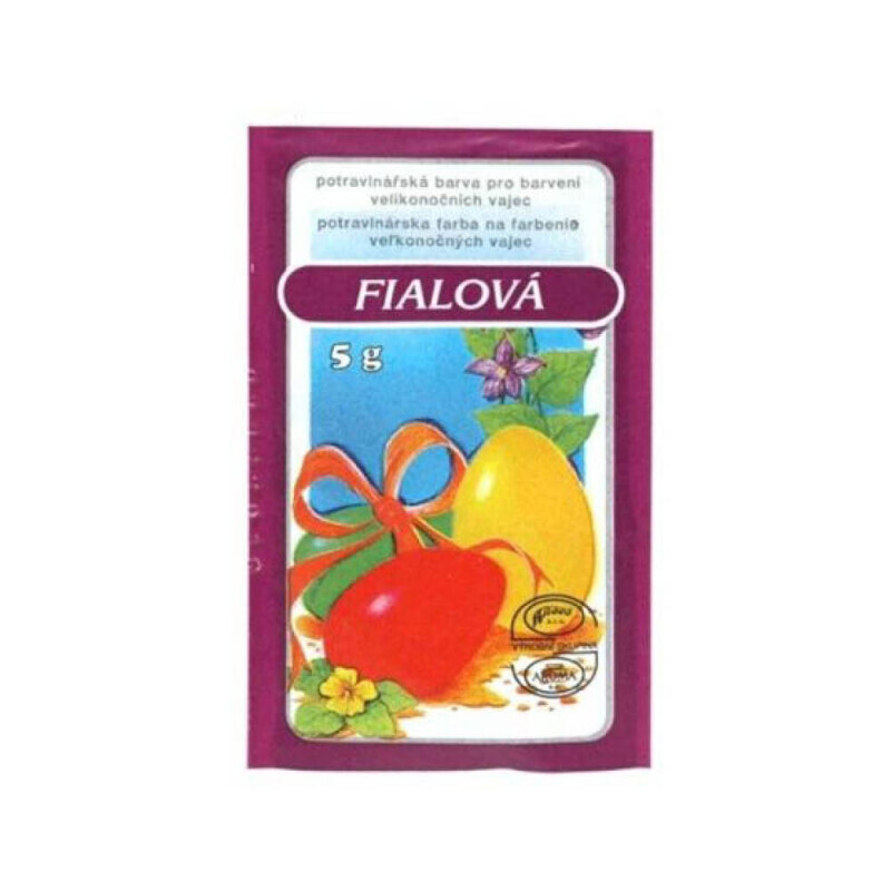 Velikonoční barvy na vajíčka 5g Purple (50/bal)