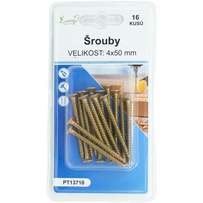 Šrouby 4*50mm/16ks (24/bal 288/krt)